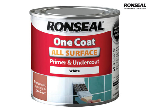 Ronseal - One Coat All Surface Primer & Undercoat Interior White 750ml