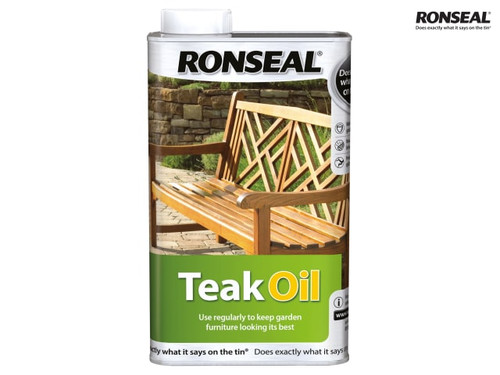 Ronseal - Garden Furniture Teak Oil Can 500ml