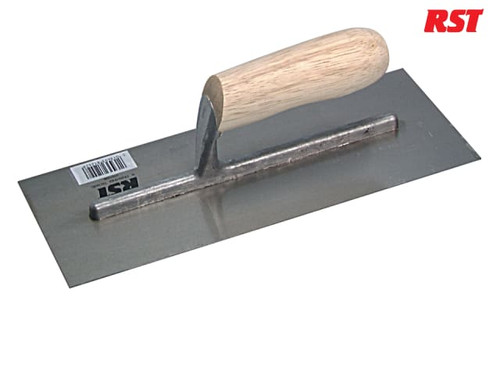 R.S.T. - Plasterer's Finishing Trowel Grade B Banana Wooden Handle 11 x 4.1/2in