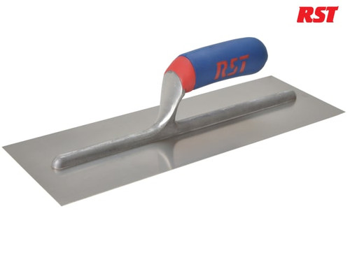R.S.T. - Plasterer's Finishing Trowel Stainless Steel Soft Touch Handle 13 x 5in