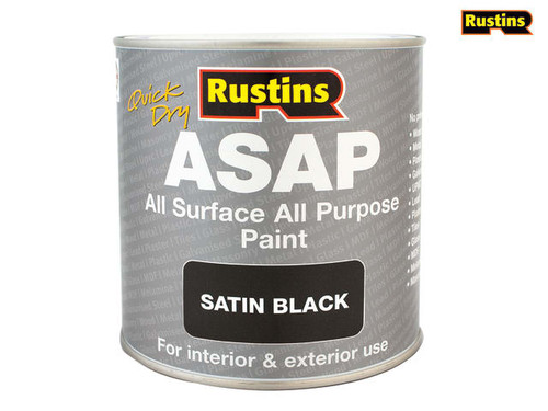 Rustins - ASAP Paint Black 250ml