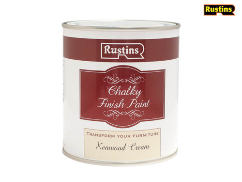 Rustins - Chalky Finish Paint Kenwood Cream 250ml