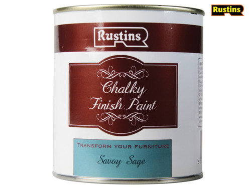 Rustins - Chalky Finish Paint Savoy Sage 500ml
