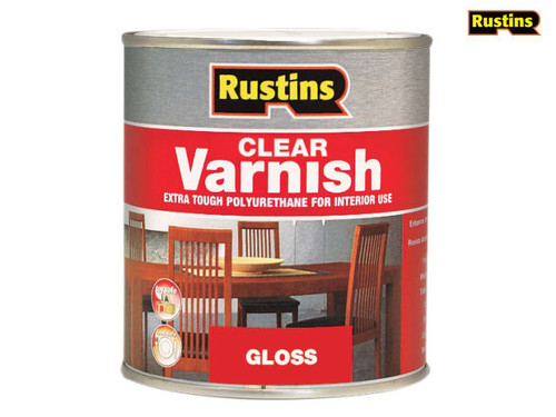 Rustins - Polyurethane Varnish Gloss Clear 500ml