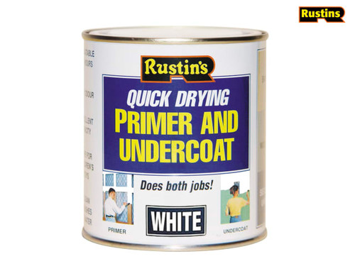 Rustins - Quick Dry Primer & Undercoat White 500ml
