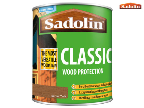 Sadolin - Classic Wood Protection Burma Teak 1 Litre