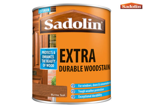 Sadolin - Extra Durable Woodstain Burma Teak 1 Litre