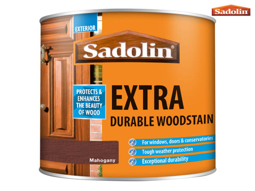 Sadolin - Extra Durable Woodstain Mahogany 500ml