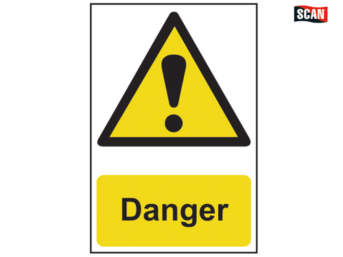 Scan - Danger - PVC 200 x 300mm