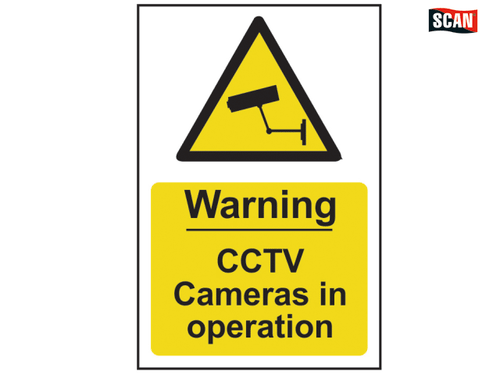 Scan - Warning CCTV Cameras In Operation - PVC 200 x 300mm