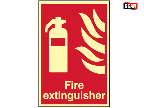 Scan - Fire Extinguisher Photoluminescent - 200 x 300mm
