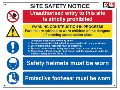 Scan - Composite Site Safety Notice - FMX 800 x 600mm