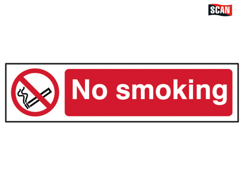 Scan - No Smoking - PVC 200 x 50mm