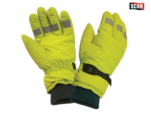 Scan - Hi-Visibility Gloves  Yellow - Large