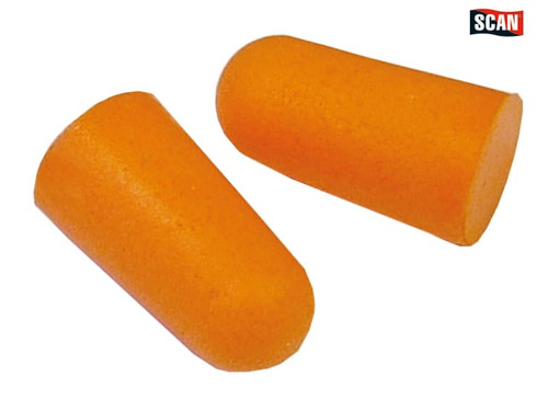 Scan - Tapered Foam Earplugs (6 Pairs) SNR 33 dB