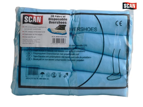 Scan - Disposable Overshoes (20 pairs)