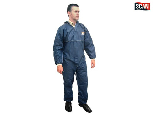 Scan - Disposable Overall Blue M (36-39in)