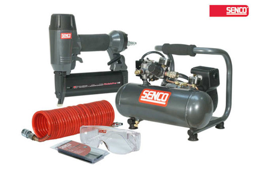 Senco - Finish Pro 18 Pneumatic Nailer & 1 HP Compressor Kit 110V