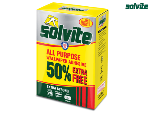 Solvite - All Purpose Wallpaper Paste Sachet 20 Roll + 50% Free