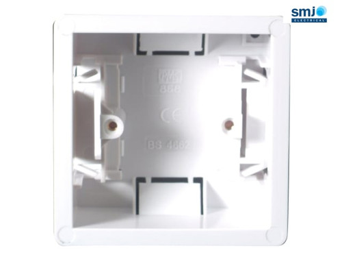 SMJ - Dry Lining Box Single 35mm with Eurohook