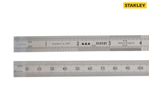 Stanley Tools - 64FR Rustless Rule 300mm / 12in