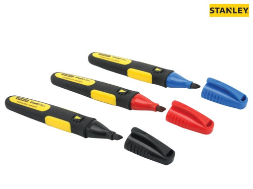 Stanley Tools - FatMax® Chisel Tip Markers (Pack of 3)
