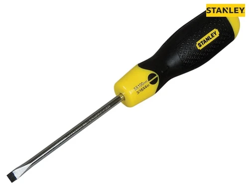 Stanley Tools - Cushion Grip Screwdriver Flared Tip 5 x 100mm