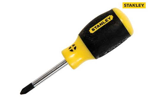 Stanley Tools - Cushion Grip Stubby Screwdriver Phillips Tip PH1 x 45mm