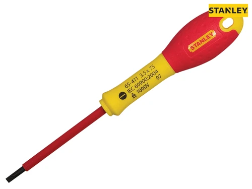 Stanley Tools - FatMax® VDE Insulated Screwdriver Parallel Tip 4.0 x 100mm