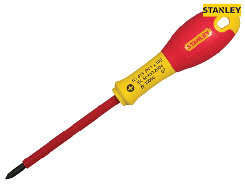 Stanley Tools - FatMax® VDE Insulated Screwdriver Phillips Tip PH1 x 100mm