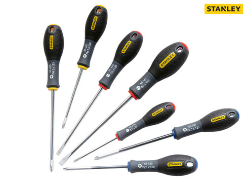 Stanley Tools - FatMax® Screwdriver Set of 7 + Stubby Ratchet Screwdriver