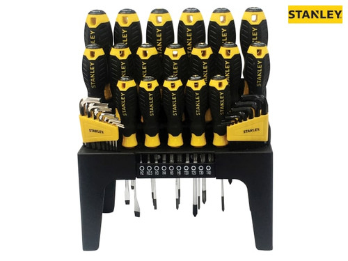 Stanley Tools - Screwdriver Set in Rack 44 Piece SL/PH/PZ/TX