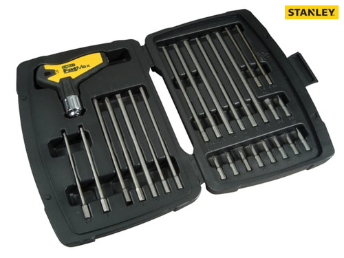 Stanley Tools - FatMax® T Handle Ratchet Power Key Set of 27