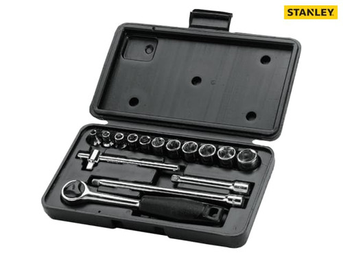 Stanley Tools - Socket Set of 15 Metric 1/4in Drive