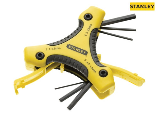 Stanley Tools - Hexagon Key Triangle Set of 9 Metric (1.5-6mm)