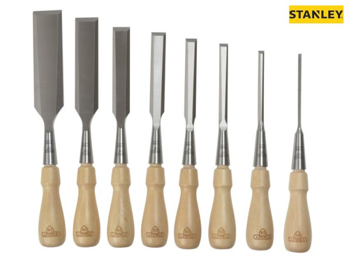 Stanley Tools - Sweetheart Socket Chisel Set of 8: 3 6 8 12 15 18 25 & 32mm