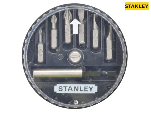 Stanley Tools - Insert Bit Set Pozidriv/Slotted 7 Piece