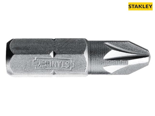 Stanley Tools - Pozidriv 2pt Bit 25mm (Box of 25)