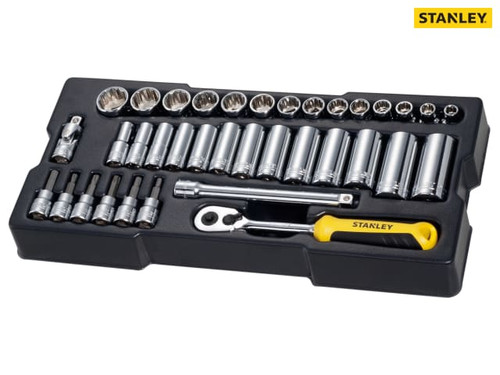 Stanley Tools - 3/8in Drive Metric Socket Module 36 Piece
