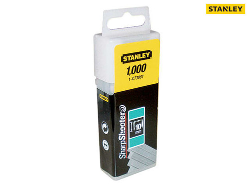 Stanley Tools - Flat Narrow Crown Staples 12mm CT308T Pack 1000