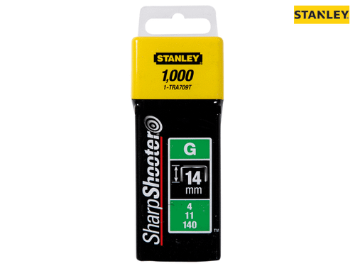 Stanley Tools - TRA709T Heavy-Duty Staples 14mm Pack 1000