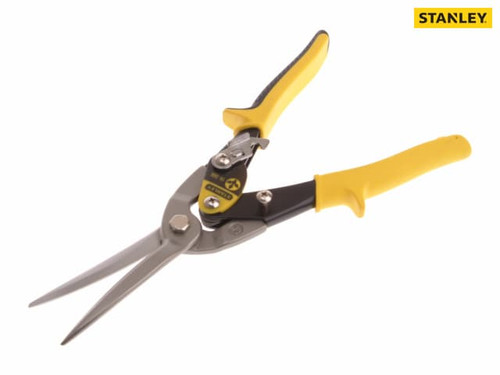 Stanley Tools - Yellow Long Aviation Snip Straight Cut 300mm