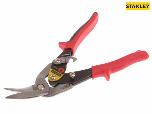 Stanley Tools - Red Offset Aviation Snip Left Cut 250mm (10in)
