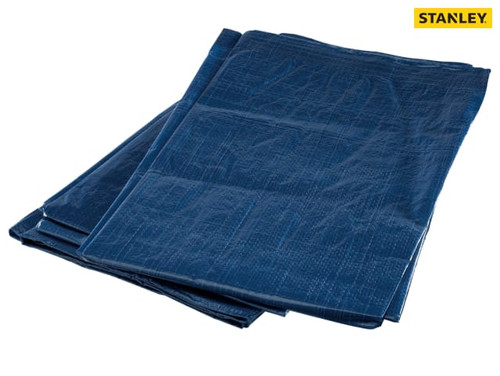 Stanley Tools - Builder's Tarpaulin 5.4 x 3.6m (18 x 12ft)