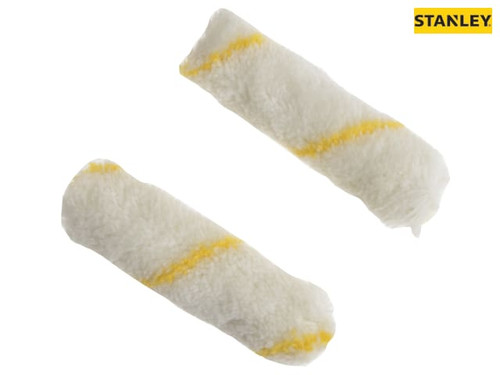 Stanley Tools - Medium Pile Silver Stripe Sleeve 100mm (4in) 2 Pack