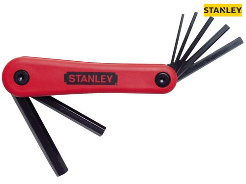 Stanley Tools - Hexagon Key Folding Set of 7 Metric (2.5-10mm)