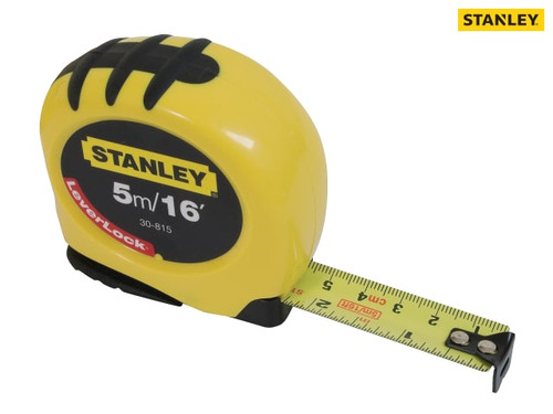 Stanley Tools - Leverlock Tape 5m/16ft (Width 19mm)