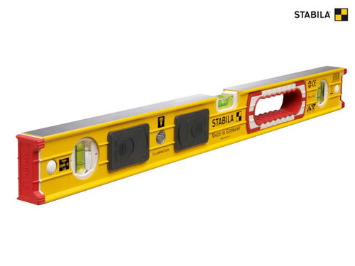 Stabila - 196-2 LED Illuminated Spirit Level 3 Vial 17392 60cm