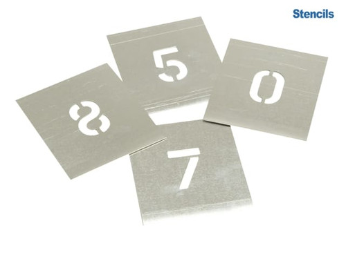 Stencils - Set of Zinc Stencils - Figures 1.1/2in