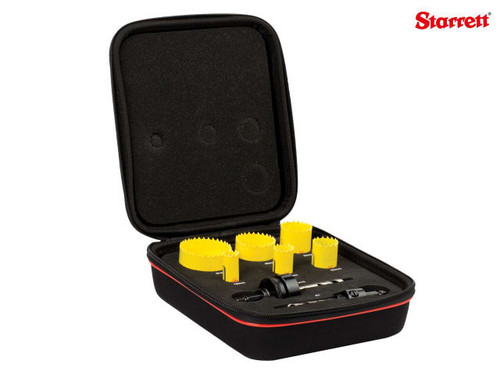 Starrett - KFC06021 Bi-Metal Fast Cut Electrician's Holesaw Kit 1